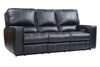 ROCKFORD - VERONA BLACK Power Triple Reclining Sofa