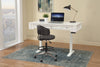 BOCA 57 in. Power Lift Desk (from 29 in. to 55 in.) (BOC#257T and LIFT#200WHT)