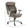DC#312-ASH - DESK CHAIR Fabric Desk Chair