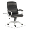 DC#318-BLK - DESK CHAIR Fabric Desk Chair