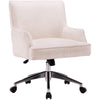 DC504 - HIMALAYA IVORY Fabric Desk Chair