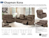 CHAPMAN - KONA Manual Triple Reclining Sofa