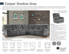 COOPER - SHADOW GREY 6pc Package A (811L, 810, 850, 840, 860, 811R)