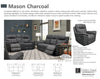 MASON - CHARCOAL Power Sofa