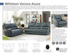 WHITMAN - VERONA AZURE - Powered By FreeMotion Power Cordless Sofa